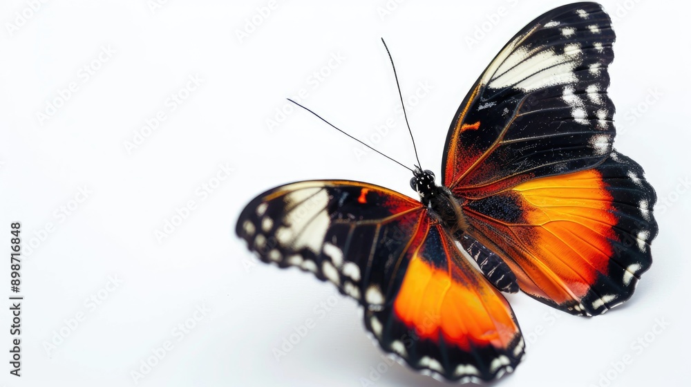Obraz premium Beautiful butterfly isolated on white