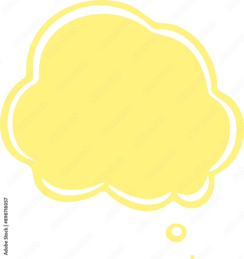 Speech bubbles in a soft pastel hue. Speech bubbles in a soft pastel hue.