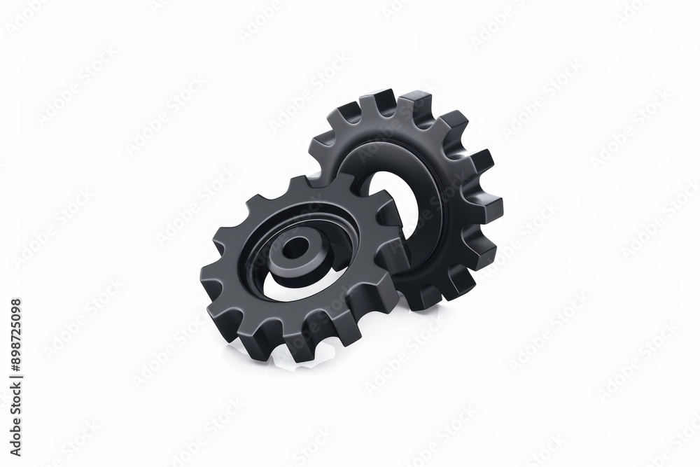 Mechanical components on a clean background Mechanical components on a clean background