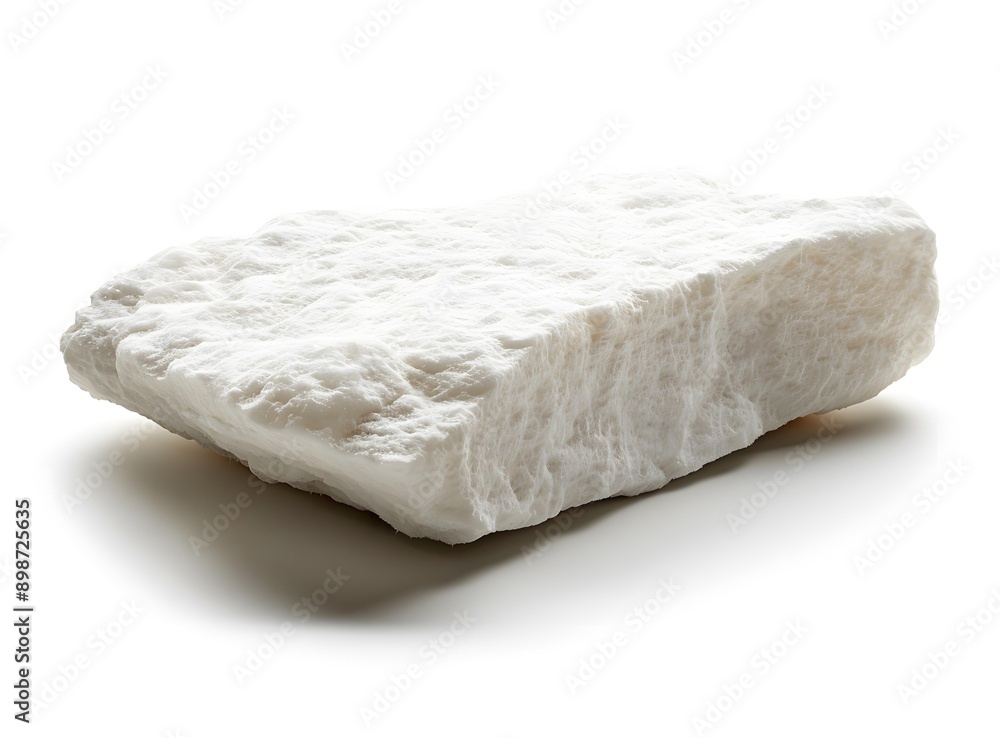 A large white rock on a white background A large white rock on a white background