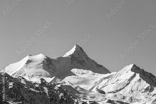 Weisshorn et le Bishorn photo