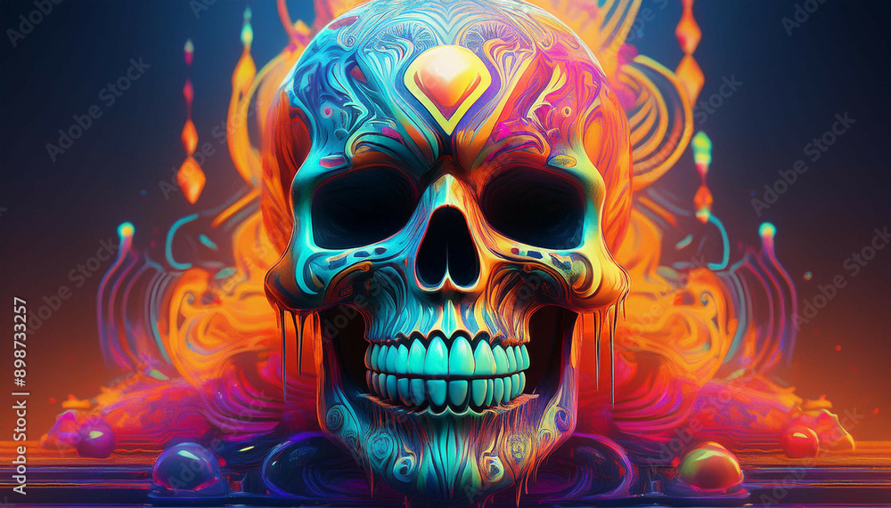 skull with flames skull with flames