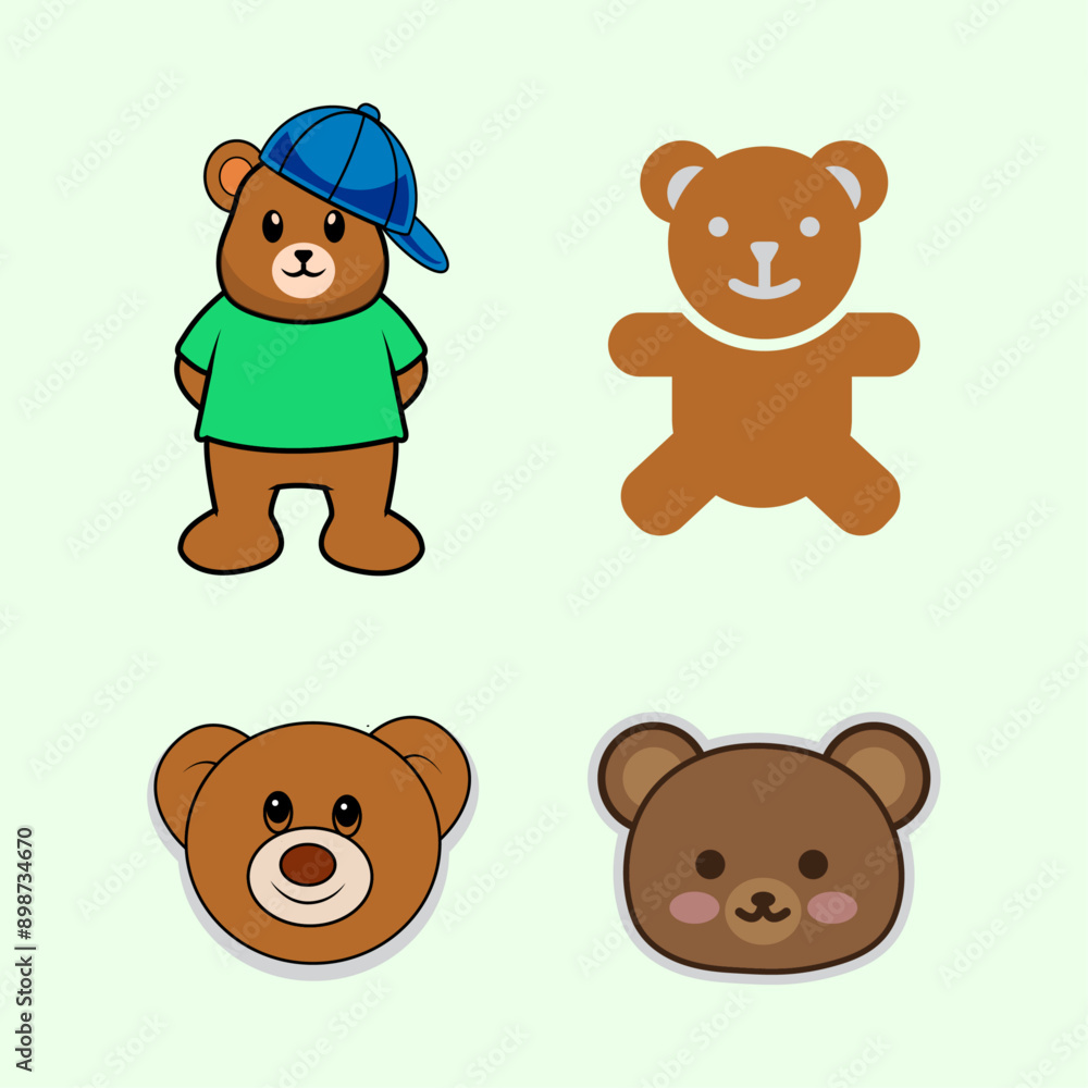 Adorable Teddy Bear Collection Design Adorable Teddy Bear Collection Design