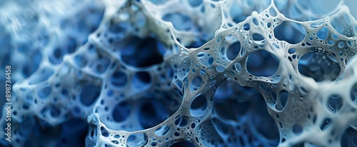 abstract intricate webs texture of net art style with rather cold colors photo