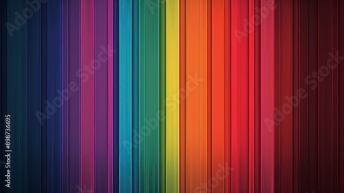 striped pattern with a rainbow of colors, sleek and vibrant