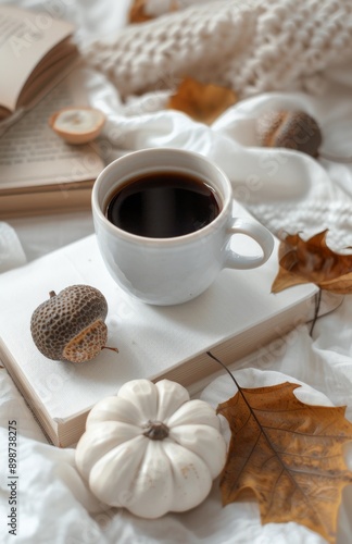 Coffee Cup on Book