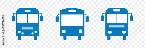 bus icon sign and symbol
