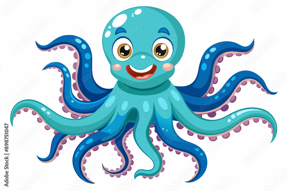 Funny Octopus Vector Illustration Cartoon, Clipart And Line Art Design on White Background, Funny octopus cartoon vector with white background: clipart, illustration, and line art design. Funny Octopus Vector Illustration Cartoon, Clipart And Line Art Design on White Background, Funny octopus cartoon vector with white background: clipart, illustration, and line art design.