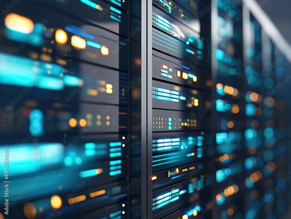 Futuristic Cybersecurity Compliance Check in Server Room with Copy Space, Regulatory Adherence, and Overlay for Audit Background Futuristic Cybersecurity Compliance Check in Server Room with Copy Space, Regulatory Adherence, and Overlay for Audit Background