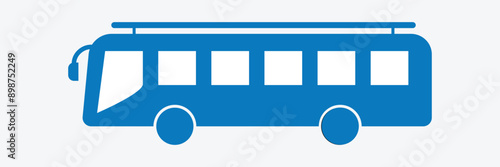 Bus icon vector for web and mobile app. bus sign and symbol. 