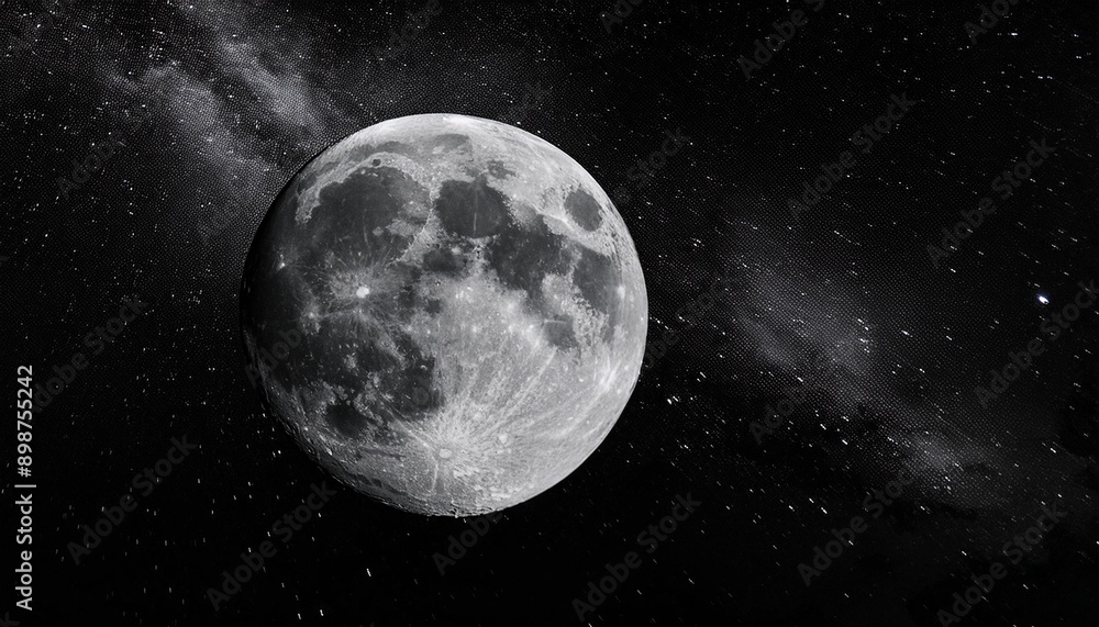 Mond im Schwarz-Weiß: Ein Sternenhimmel voller Glanz
Mond im Schwarz-Weiß: Ein Sternenhimmel voller Glanz