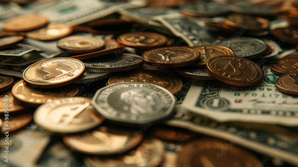 Coins and Dollar Bills Coins and Dollar Bills