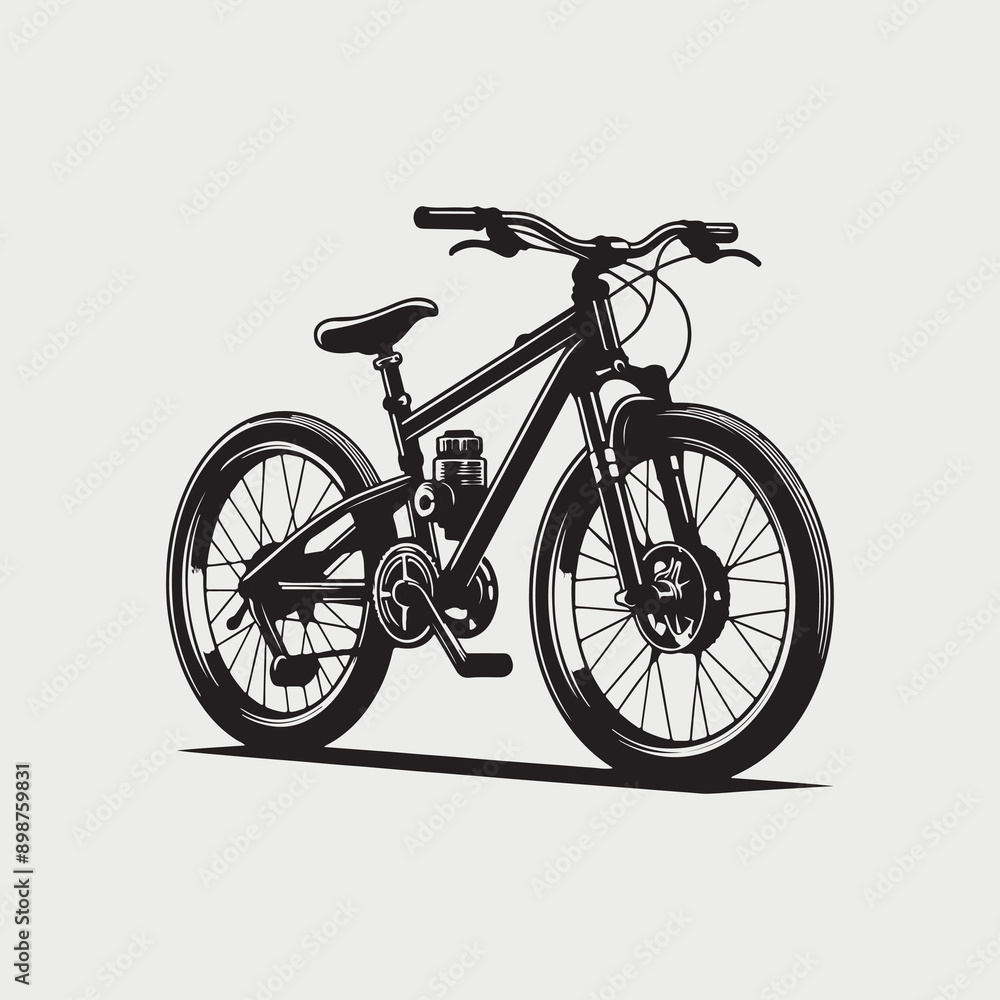 Obraz premium Bicycle vector background concept illustration