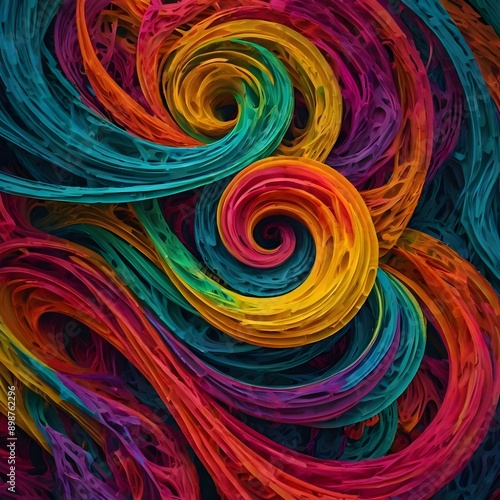 Wallpaper Mural abstract colorful background Torontodigital.ca