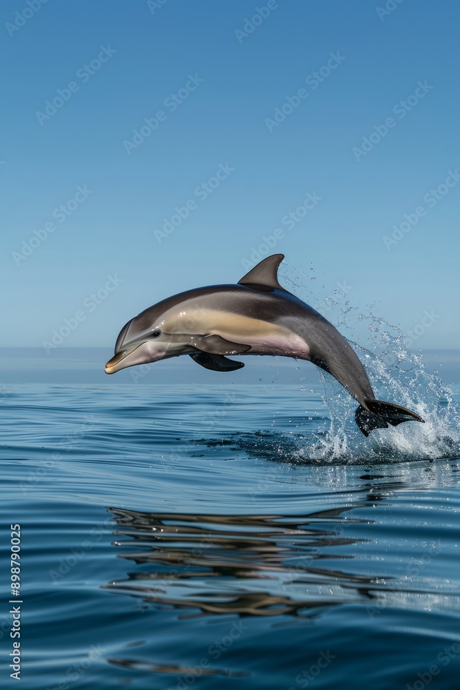 Dolphin leaping out of the water Dolphin leaping out of the water