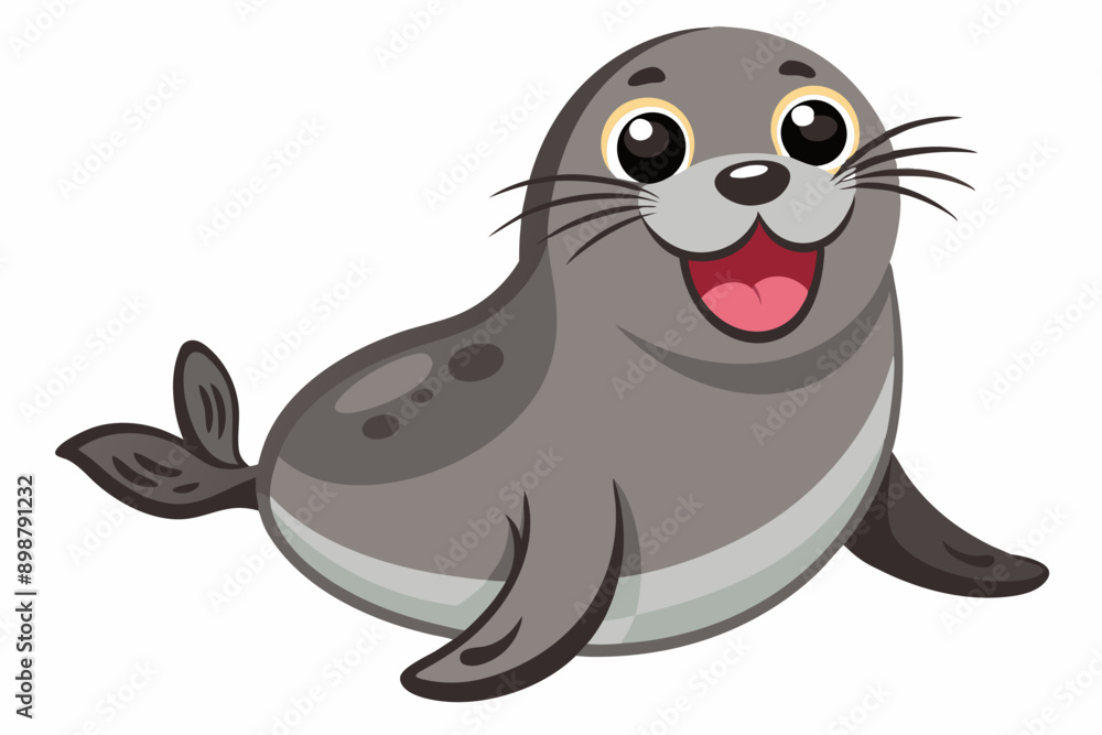 Funny Seal Vector Illustration with White Background Cartoons, Clipart, Line Art Design, Funny seal vector art cartoon, clipart, line art on white background. Perfect for creative designs Funny Seal Vector Illustration with White Background Cartoons, Clipart, Line Art Design, Funny seal vector art cartoon, clipart, line art on white background. Perfect for creative designs