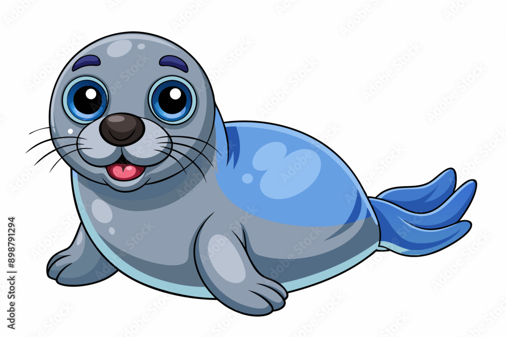 Funny Seal Vector Illustration with White Background Cartoons, Clipart, Line Art Design, Funny seal vector art cartoon, clipart, line art on white background. Perfect for creative designs Funny Seal Vector Illustration with White Background Cartoons, Clipart, Line Art Design, Funny seal vector art cartoon, clipart, line art on white background. Perfect for creative designs