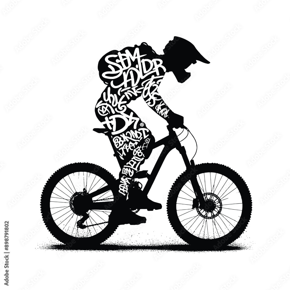 Fototapeta premium cycling, bmx, downhill, mountain biking