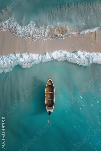 Sailboat Floating on a Body of Water