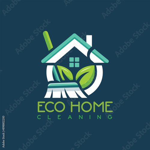 home cleaning logo, house cleaning service logo, real estate cleaning service, eco home cleaning, eco wash, residential cleaning service logo 