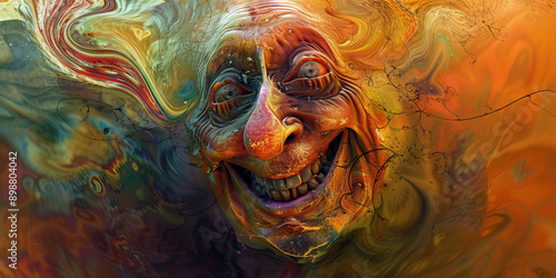 Sinister smile. The Babble Babe: Giggles and Gossip from the Big Talker