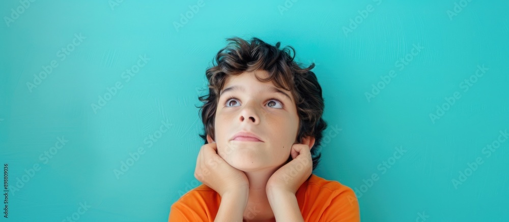 Young Boy Contemplating Young Boy Contemplating