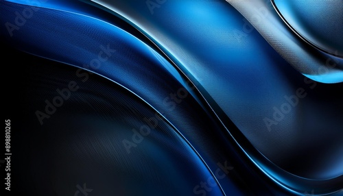 Blue black abstract gradient background © Thestudio