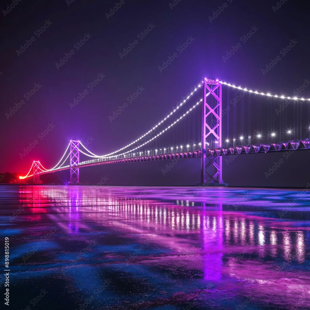 Fototapeta premium bridge lights