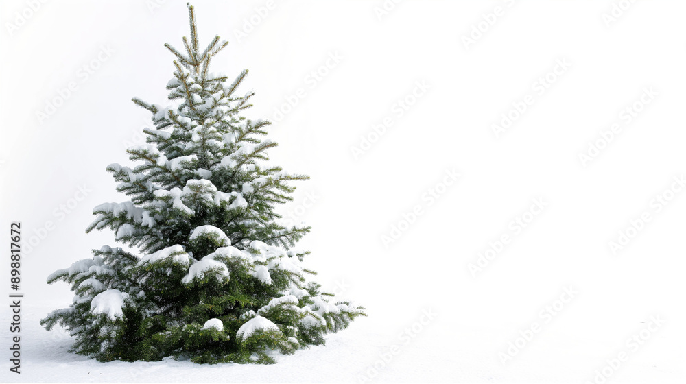 beautiful christmas tree isolated on a white background ، beautiful christmas tree isolated on a white background ،