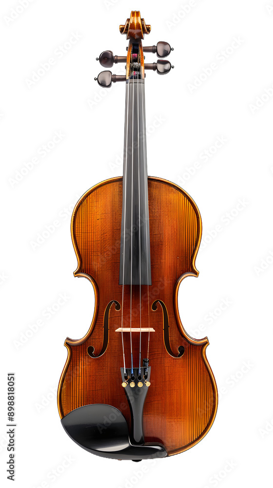 Fototapeta premium [Transparent Background PNG]violin on white background
