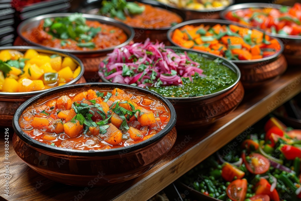 Indian traditional food. Generative AI Indian traditional food. Generative AI