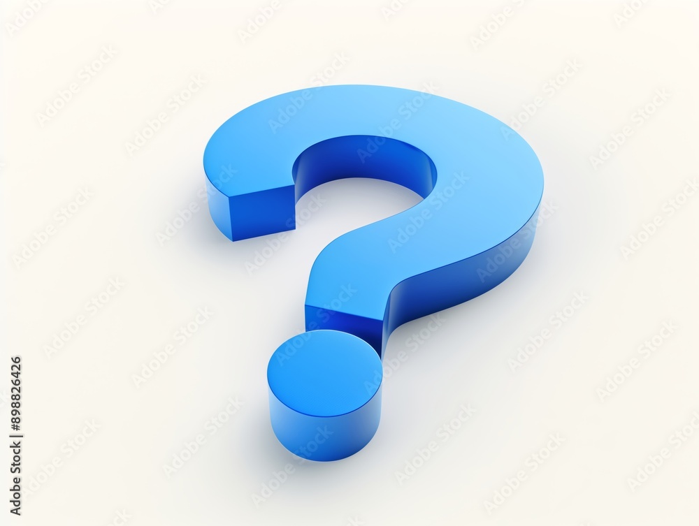 3d blue icon question mark. Isometric perspective of a glossy texture faq icon. 3d blue icon question mark. Isometric perspective of a glossy texture faq icon.
