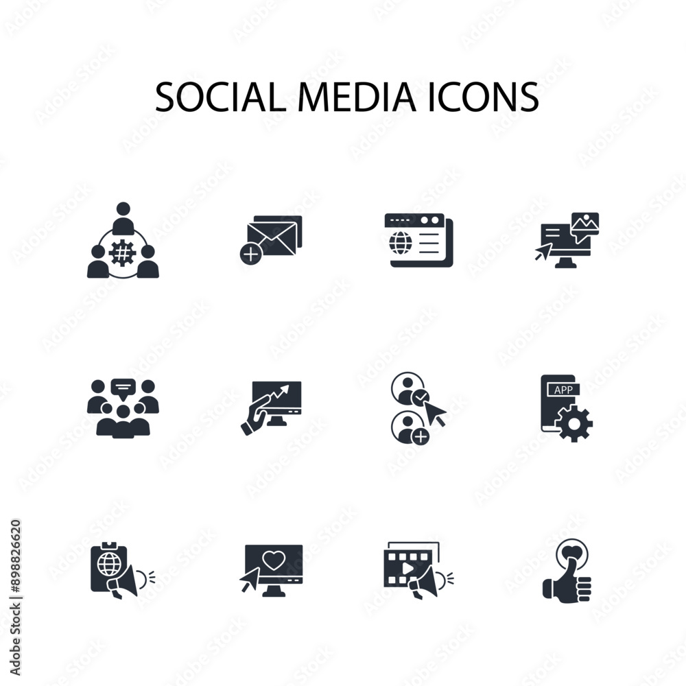 social media icon set.vector.Editable stroke.linear style sign for use web design,logo.Symbol illustration. social media icon set.vector.Editable stroke.linear style sign for use web design,logo.Symbol illustration.