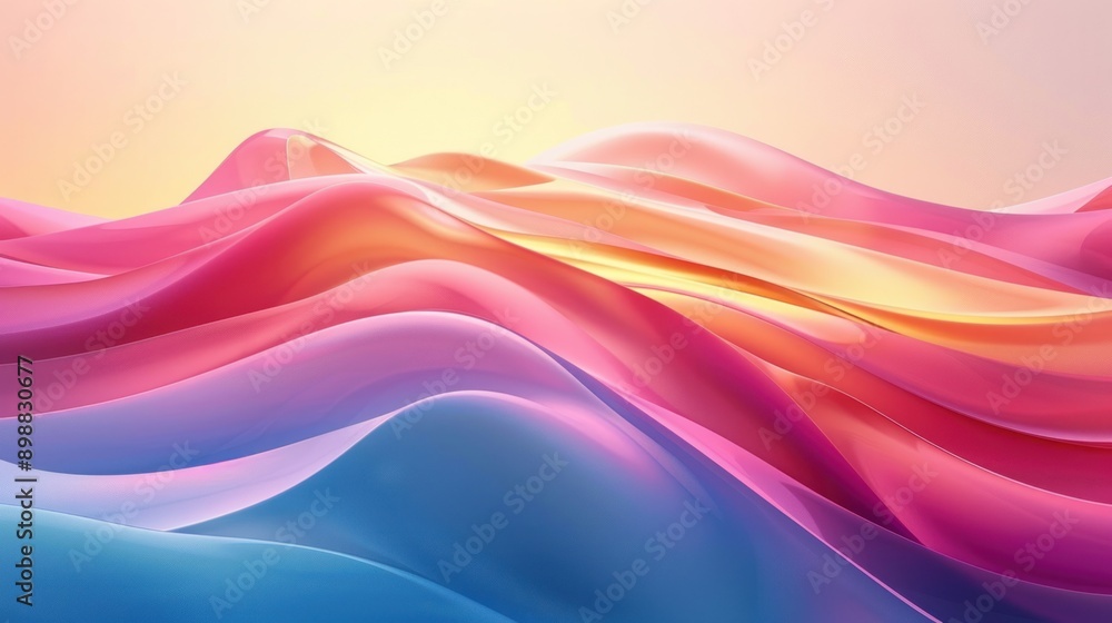 Abstract Colorful Gradient 3d Abstract Colorful Gradient 3d