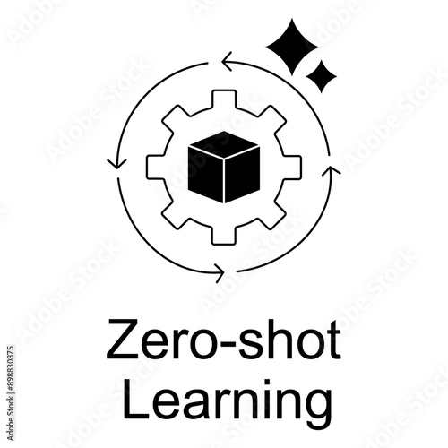 Understanding Zero-shot Learning: The Future of AI, Exploring Zero-shot Learning in Machine Learning, Zero-shot Learning Transforming AI with Minimal Data icon