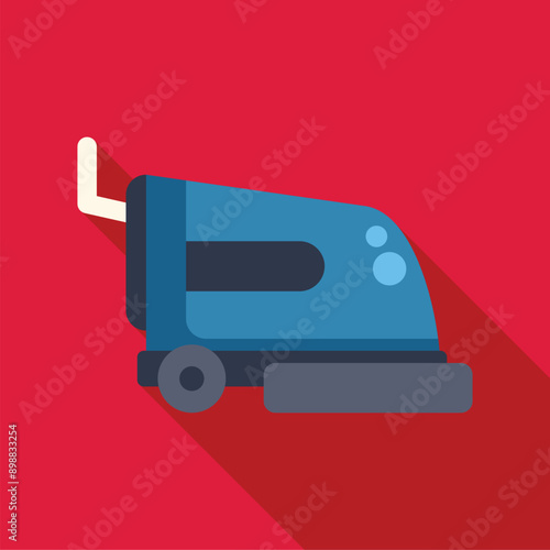 Floor polisher machine for cleaning company, professional cleaning service equipment for maintaining cleanliness in commercial spaces
