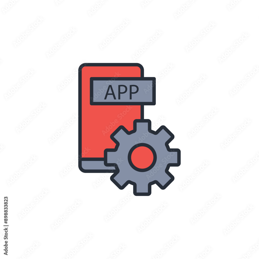 Application icon. vector.Editable stroke.linear style sign for use web design,logo.Symbol illustration. Application icon. vector.Editable stroke.linear style sign for use web design,logo.Symbol illustration.