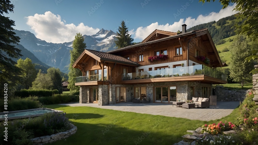 Alpine Luxusoase: Modernes Design trifft natürliche Schönheit Alpine Luxusoase: Modernes Design trifft natürliche Schönheit