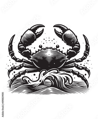 crab vector art,graphics crabs icons set,vintage illustration crab clipart,vector crabs flat style artwork design
