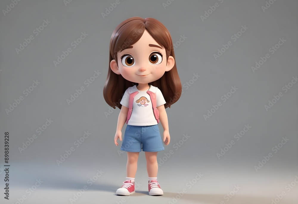beautiful cute little girls 3d animated style beautiful adorable cartoon style 3d realistic cartoons 3d render 3d illustration beautiful cute little girls 3d animated style beautiful adorable cartoon style 3d realistic cartoons 3d render 3d illustration