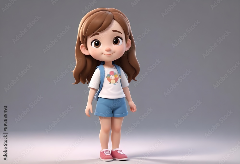 beautiful cute little girls 3d animated style beautiful adorable cartoon style 3d realistic cartoons 3d render 3d illustration beautiful cute little girls 3d animated style beautiful adorable cartoon style 3d realistic cartoons 3d render 3d illustration