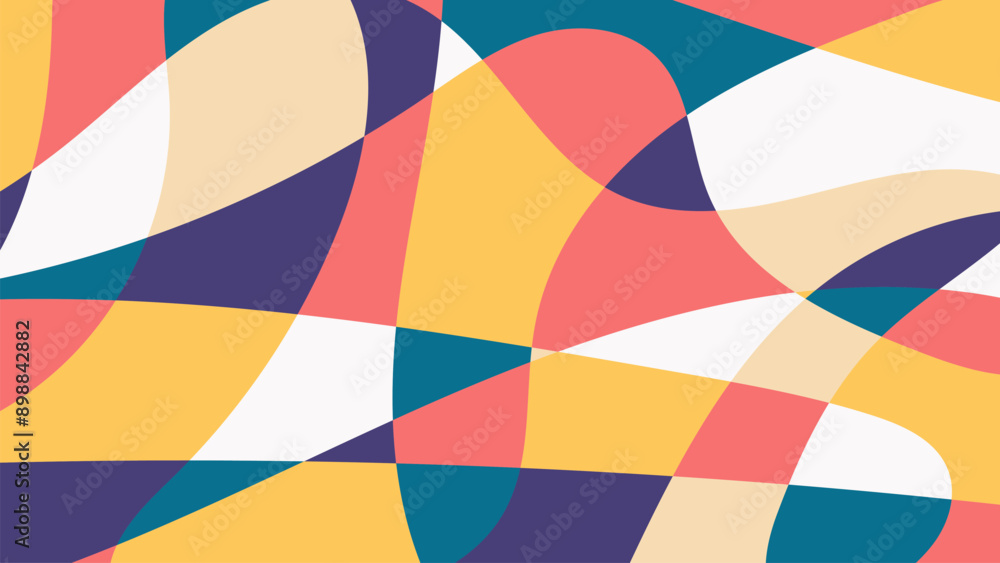 simple abstract background with drawn lines and colored shapes simple abstract background with drawn lines and colored shapes
