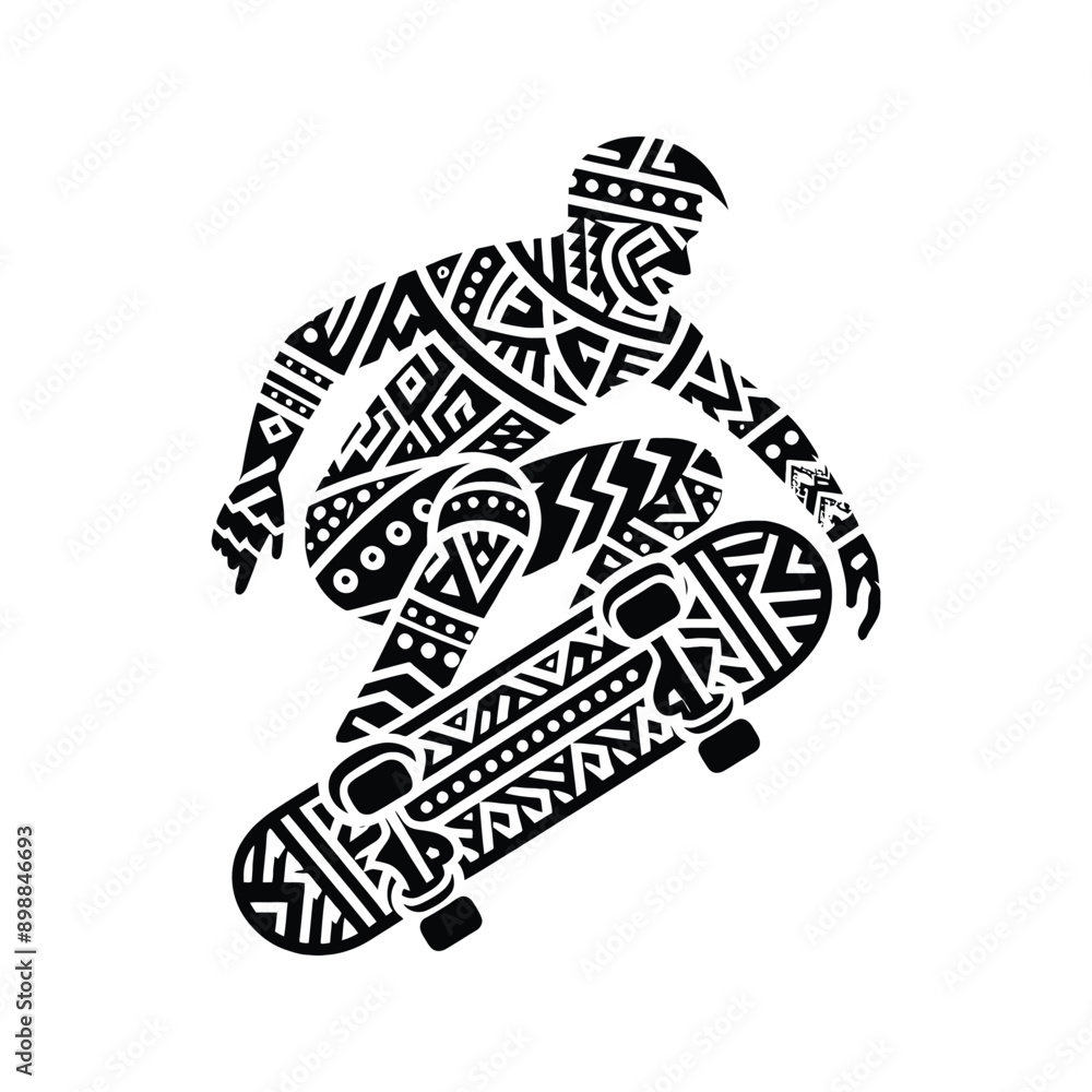 Fototapeta premium Skateboarding, longboarding