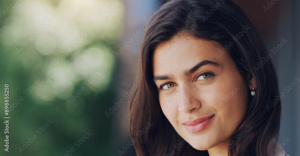 Portrait, woman and smile in city for travel, business and positive mindset for opportunity. Internship, pride and fashion designer in street for inspiration, ideas and confident for future career Portrait, woman and smile in city for travel, business and positive mindset for opportunity. Internship, pride and fashion designer in street for inspiration, ideas and confident for future career