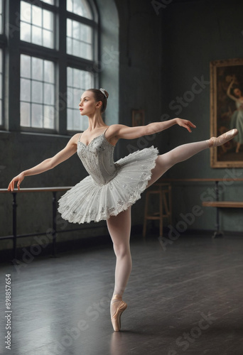  A traditional Russian ballet performance.  photo