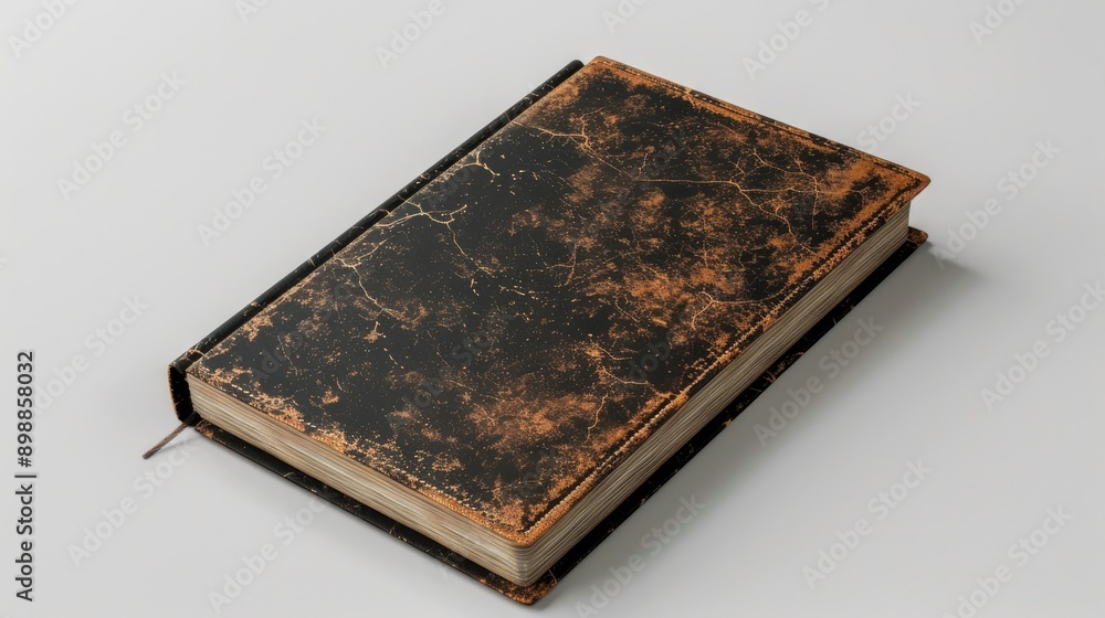 Book cover in Black and Brown with white background Book cover in Black and Brown with white background