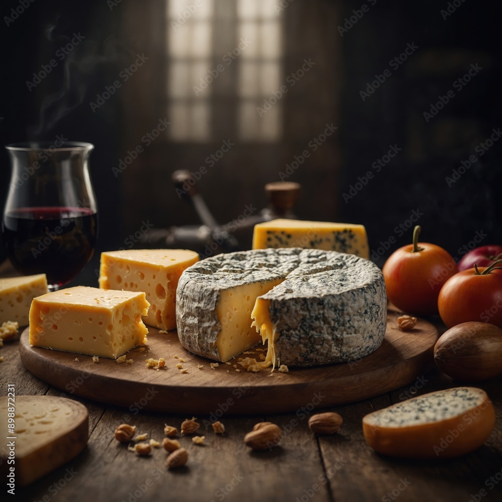 Elegant cheese and fresh tomato pairing a refined and flavorful treat Elegant cheese and fresh tomato pairing a refined and flavorful treat