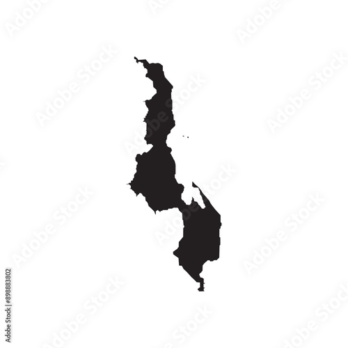 Malawi map icon