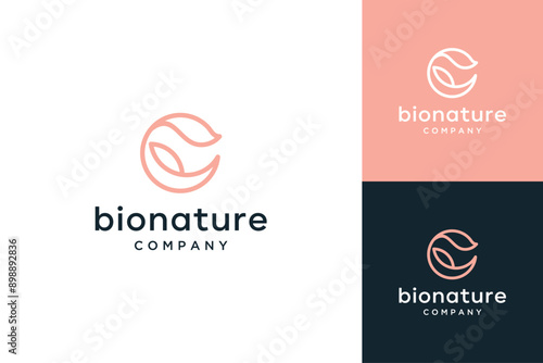 Tropical plant flower with minimalist logo Inspiratioan	