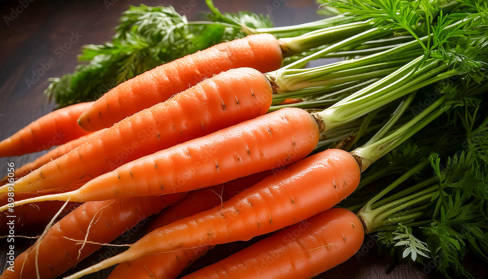 Close-up of a bundle of carrots Close-up of a bundle of carrots